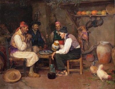 Chat and Drink by Jose Benlliure y Gil